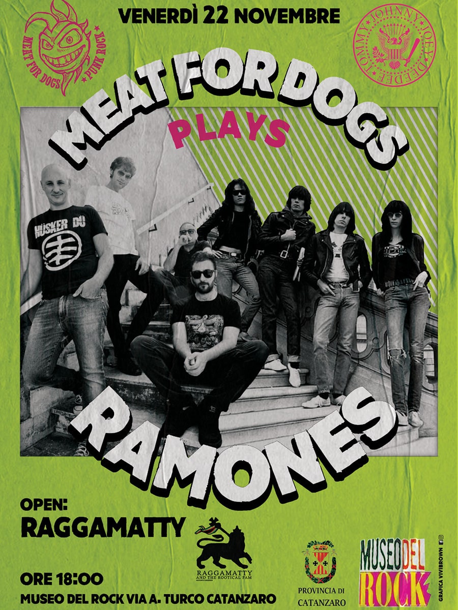 MEAT FOR DOGS PLAYS – Venerdì 22 Dicembre 2024 – ore 18:00 – Museo del Rock